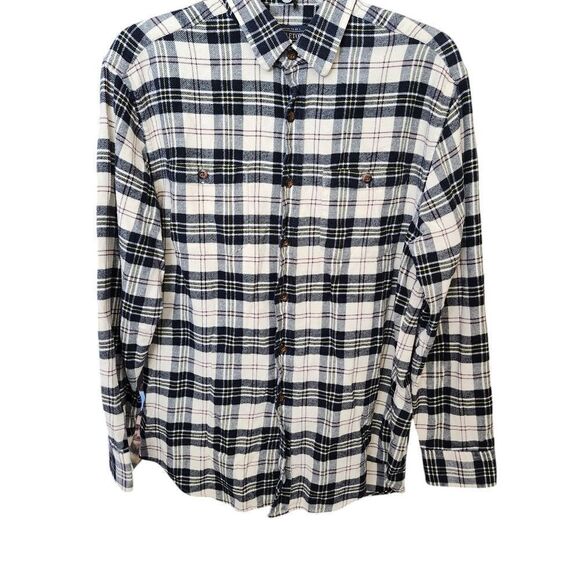 Pendleton Hawthorne flannel Macpherson dress Tartan mens button front shirt Med - Picture 10 of 11